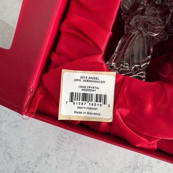 NWT Waterford Crystal 2015 Angel Christmas Ornament Collectible Holiday Gift - Picture 5 of 6